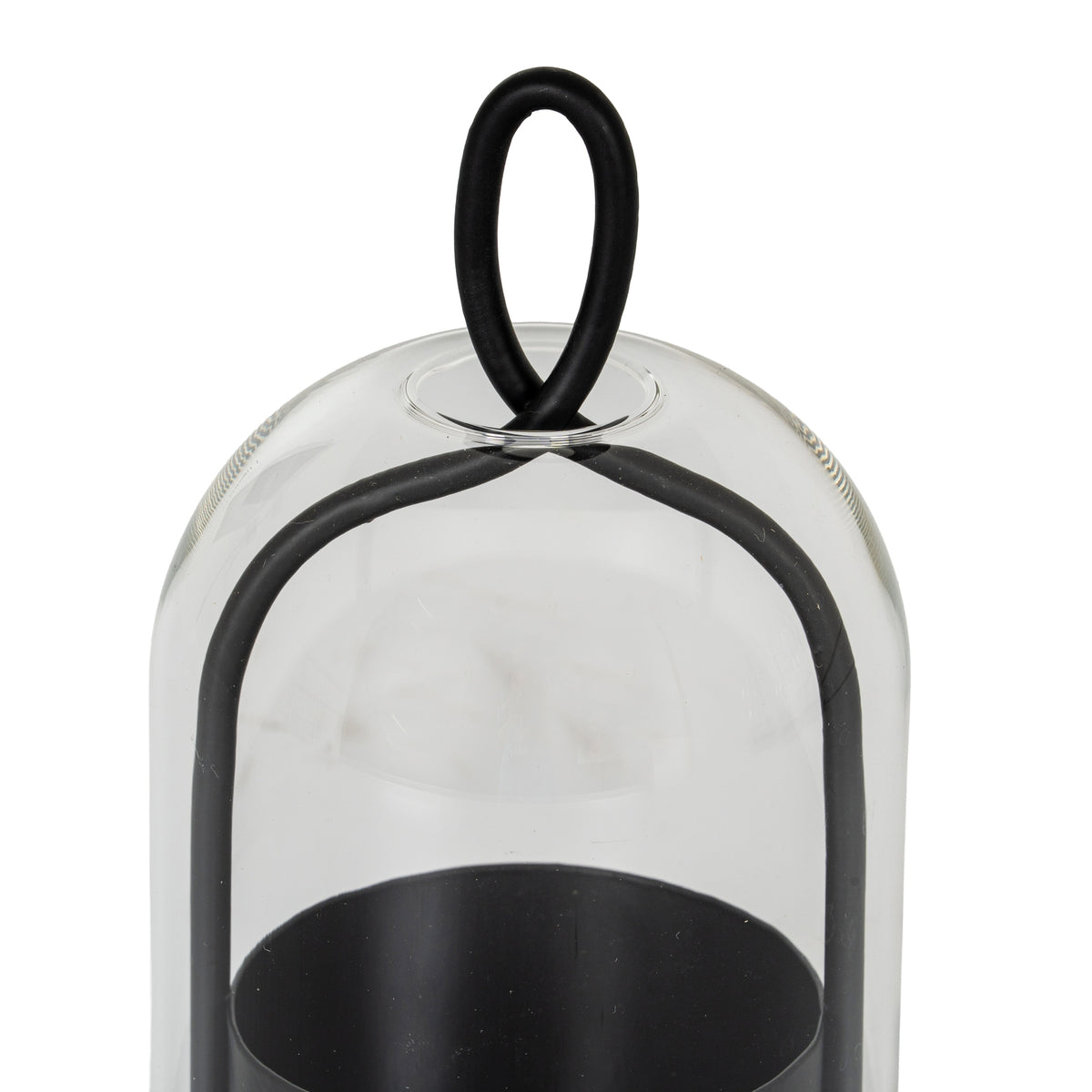Nysa Large Candle Holder With Glass Cloche – alternate view 3
