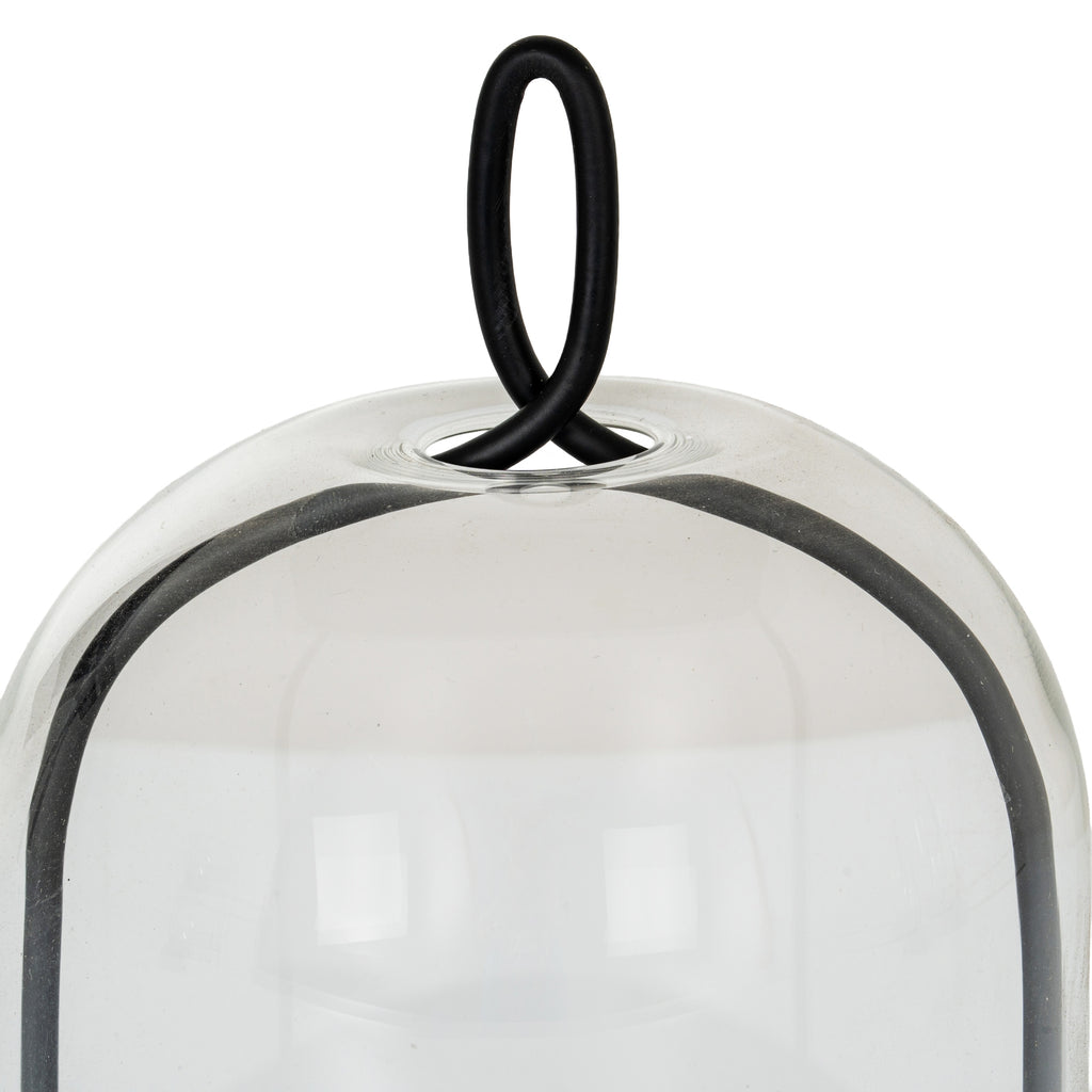 Nysa Medium Candle Holder With Glass Cloche – alternate view 3