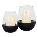 Neris Large Candle Holder With Glass Goblet – alternate view 3