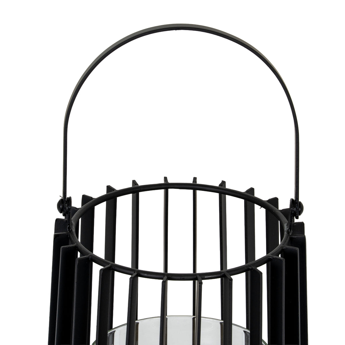 Lynk Medium Lantern With Handle And Glass Candle Holder – alternate view 3