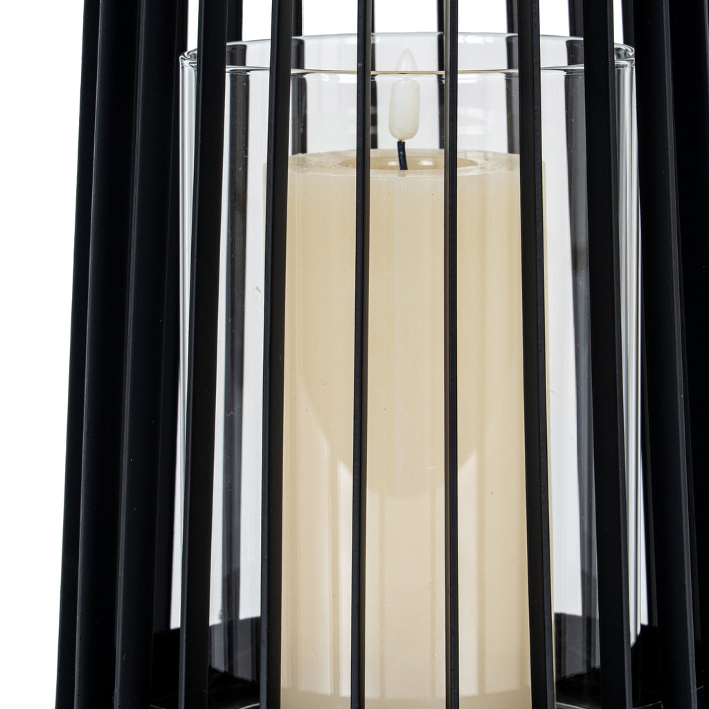 Lynk Medium Lantern With Handle And Glass Candle Holder – alternate view 5