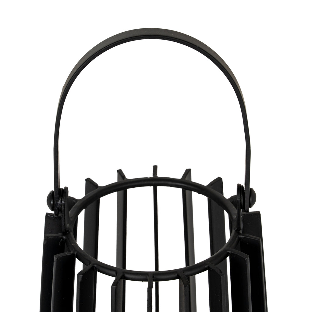 Lynk Small Lantern With Handle And Glass Candle Holder – alternate view 3