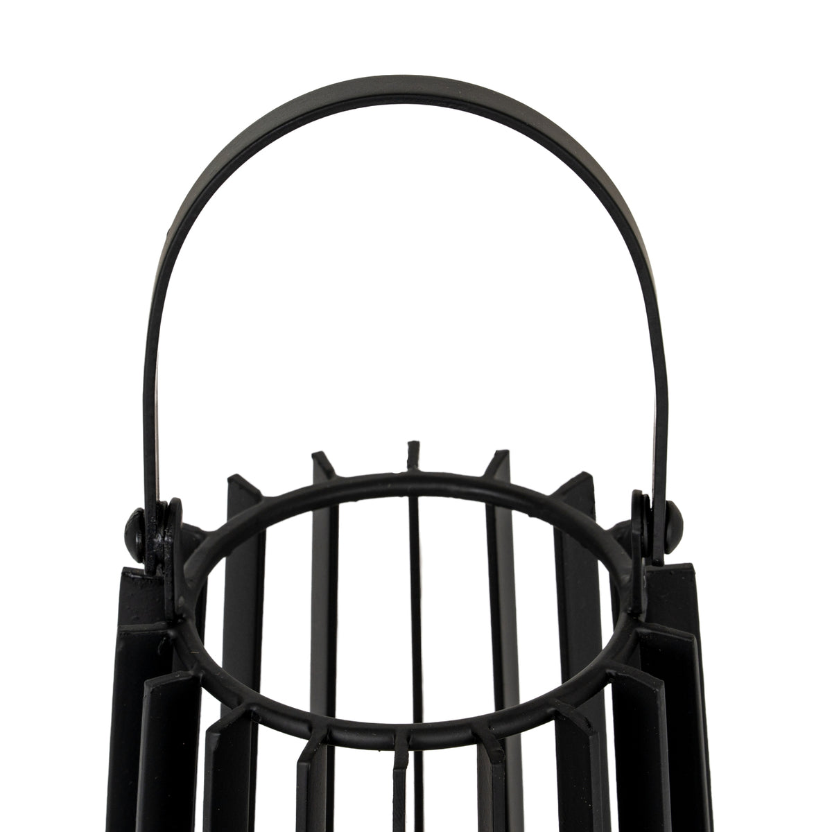 Lynk Small Lantern With Handle And Glass Candle Holder – alternate view 3