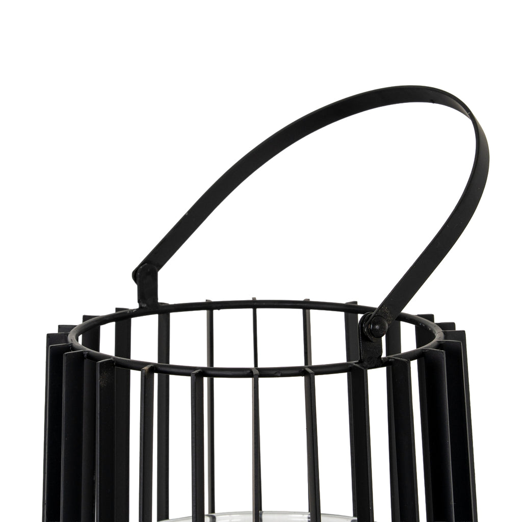 Lynk Small Lantern With Handle And Glass Candle Holder – alternate view 4