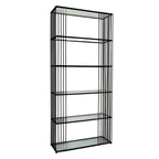Alto Shelf Unit With Glass Shelves – alternate view 3