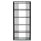 Alto Shelf Unit With Glass Shelves – alternate view 4
