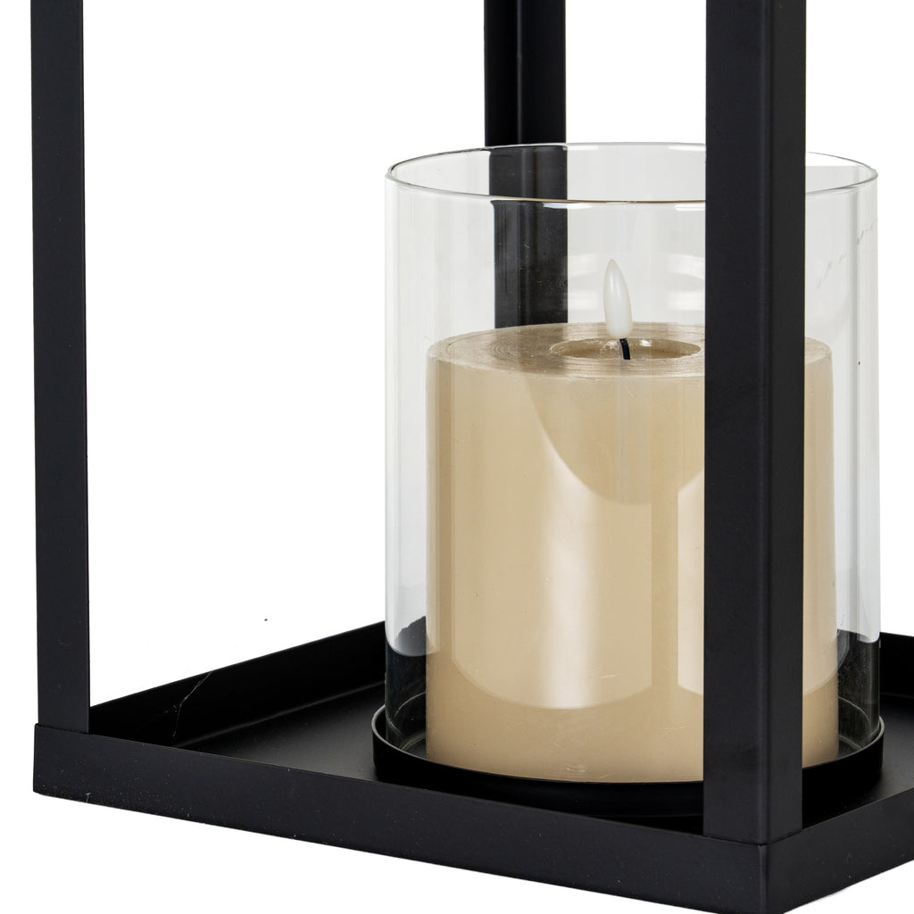 Astra Large Lantern With Glass Candle Holder – alternate view 4