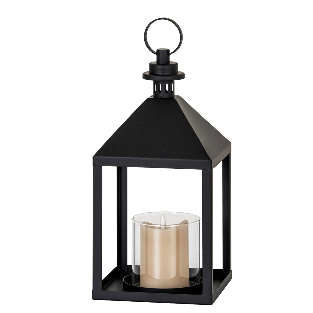 Astra Medium Lantern With Glass Candle Holder – alternate view 2