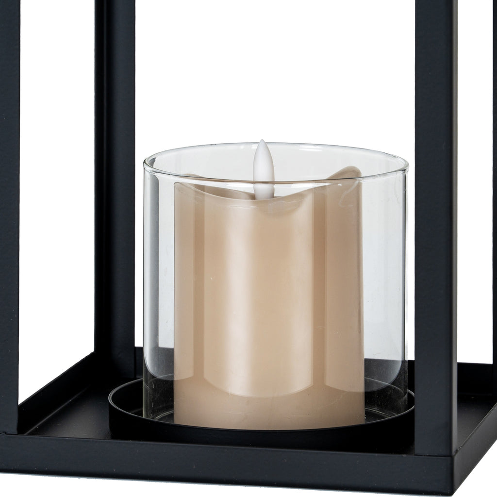 Astra Medium Lantern With Glass Candle Holder – alternate view 4