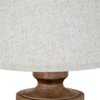 Tassora Table Lamp With Edged Linen Shade – alternate view 3