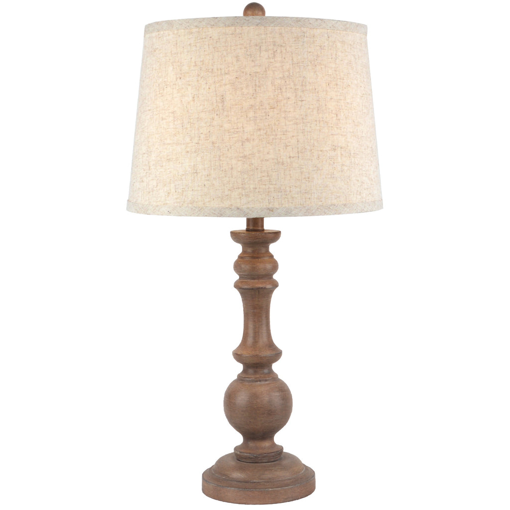Seraphia Table Lamp With Edged Linen Shade – alternate view 2