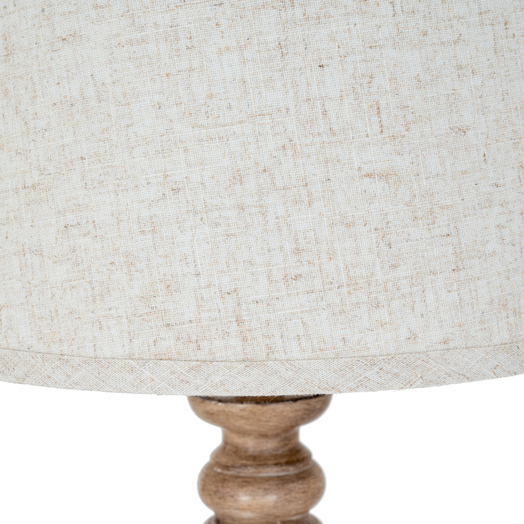 Seraphia Table Lamp With Edged Linen Shade – alternate view 5