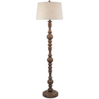 Seraphia Floor Lamp With Edged Linen Shade