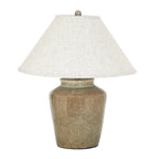 Mottura Ceramic Table Lamp With Edged Linen Shade – alternate view 3