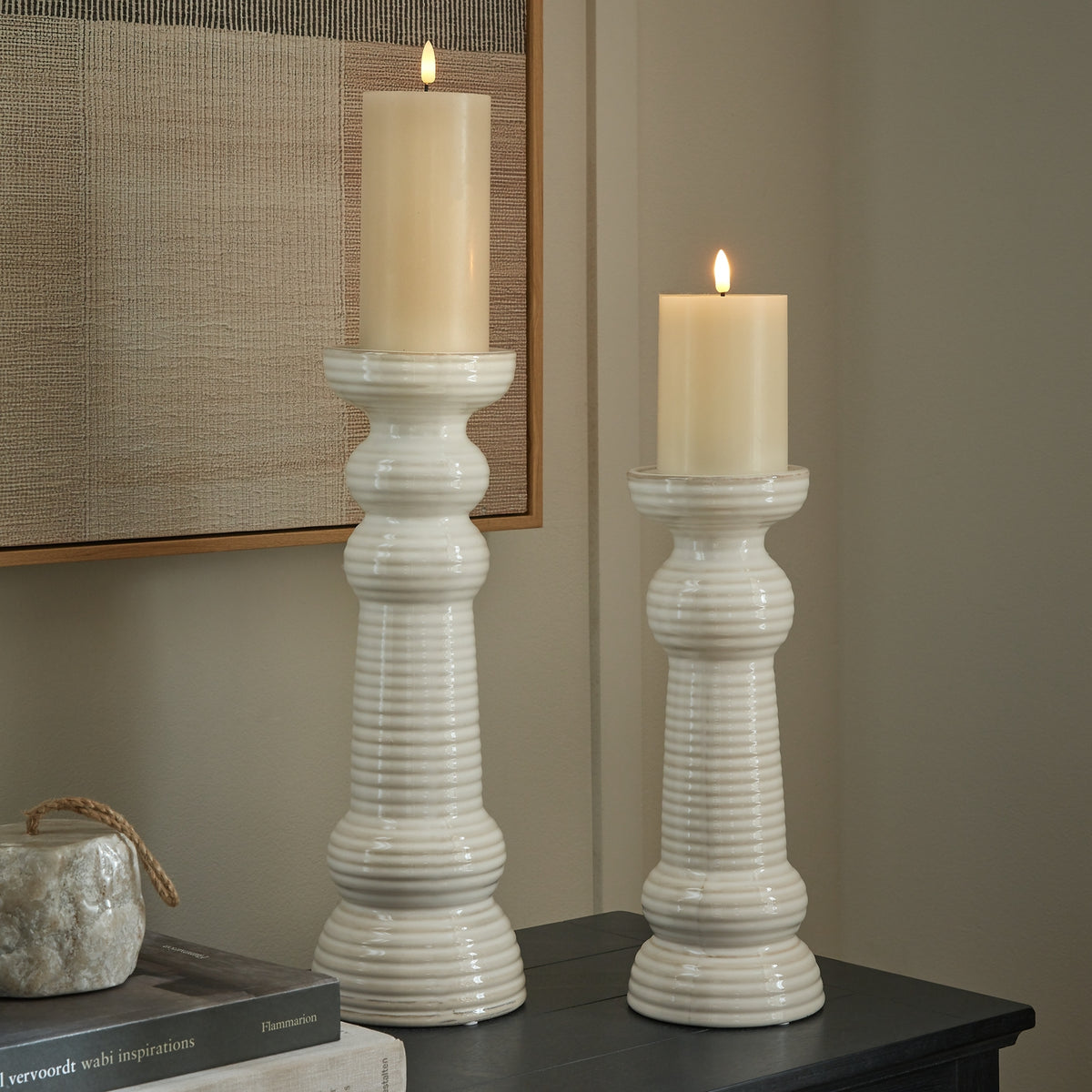 Sile Medium Pillar Candle Holder – alternate view 5