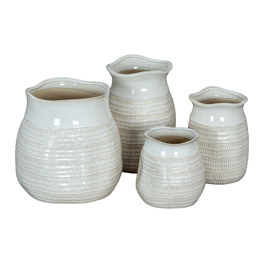Tava Wide Hewn Vase – alternate view 4