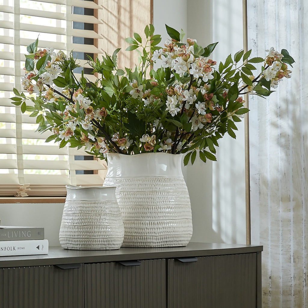 Tava Wide Hewn Vase – alternate view 5