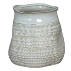 Tava Wide Hewn Vase