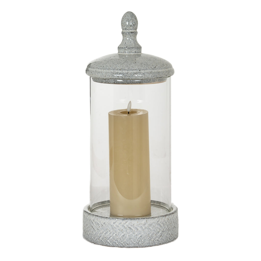 Sona Large Hurricane Lantern With Lid – alternate view 2