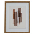 Tydis Art Mounted In Wooden Frame