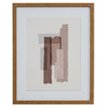 Terran Art Mounted In Wooden Frame