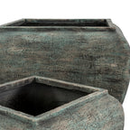 Verdan Square Drum Set Of 2 Planters – alternate view 2