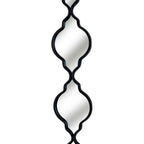 Black Quarterfoil Decorative Hanging Mirror – alternate view 2