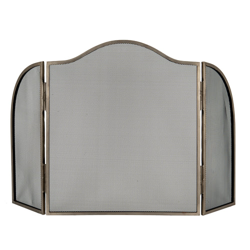 Antiqued Silver Fire Screen – alternate view 2