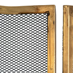 Antiqued Brass Large Fire Screen – alternate view 3