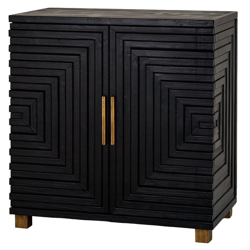 Lennox Black 2 Door Small Sideboard – alternate view 2