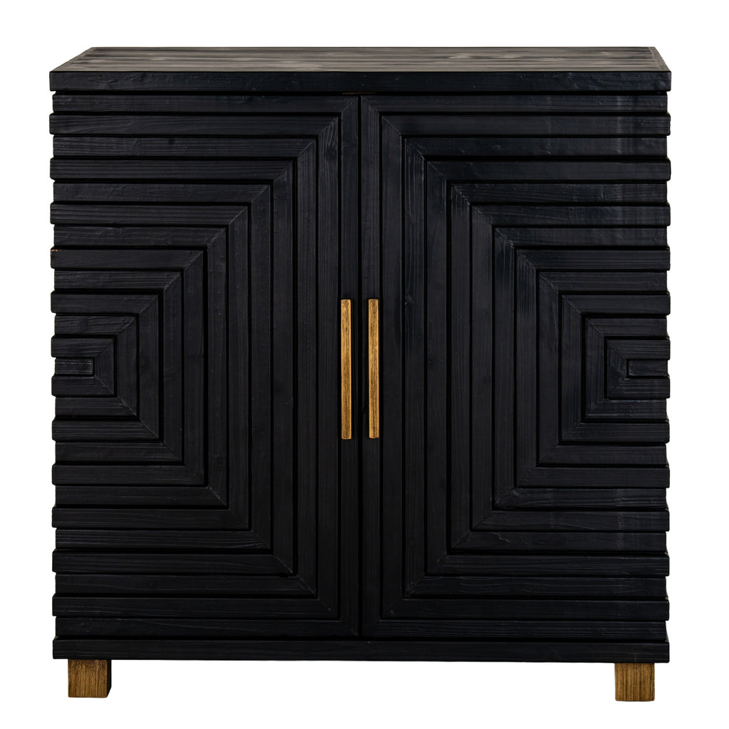 Lennox Black 2 Door Small Sideboard – alternate view 3