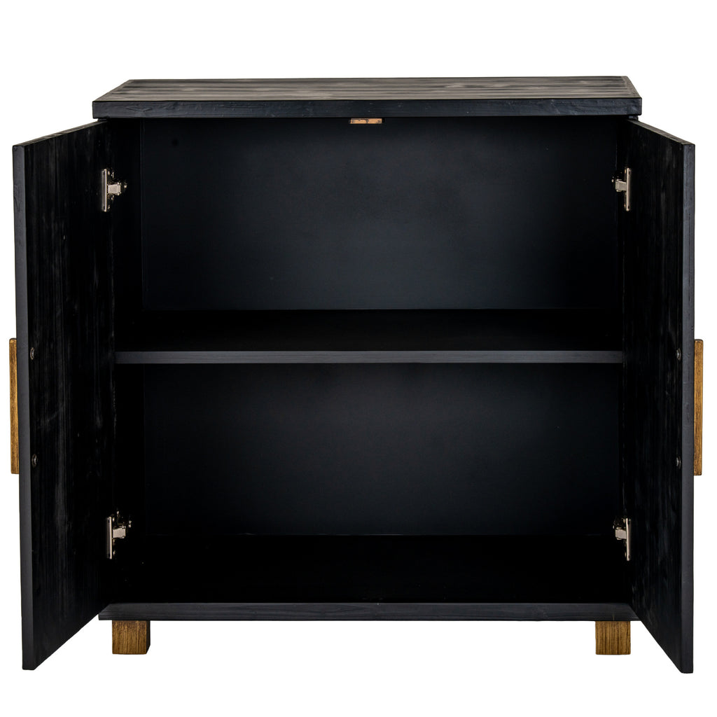 Lennox Black 2 Door Small Sideboard – alternate view 4