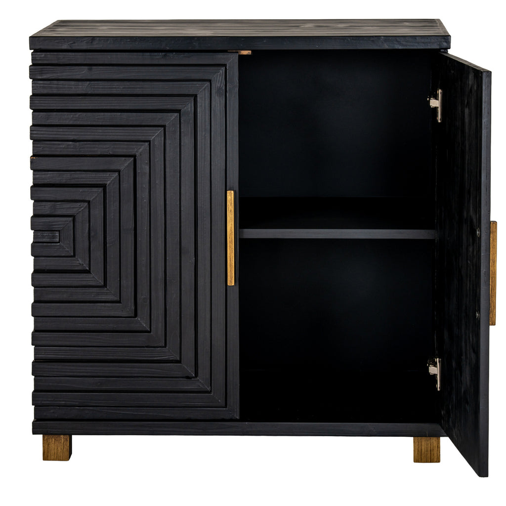 Lennox Black 2 Door Small Sideboard – alternate view 5