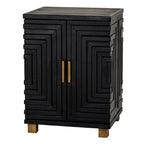 Lennox Black 2 Door Side Cupboard – alternate view 2