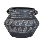 Etched Collection Pot With Handle – alternate view 2