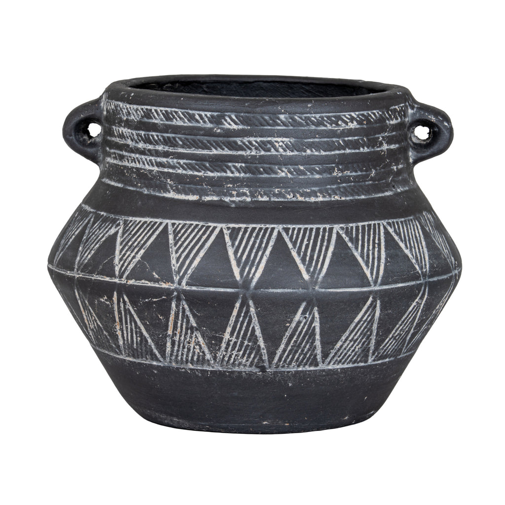 Etched Collection Pot With Handle – alternate view 3