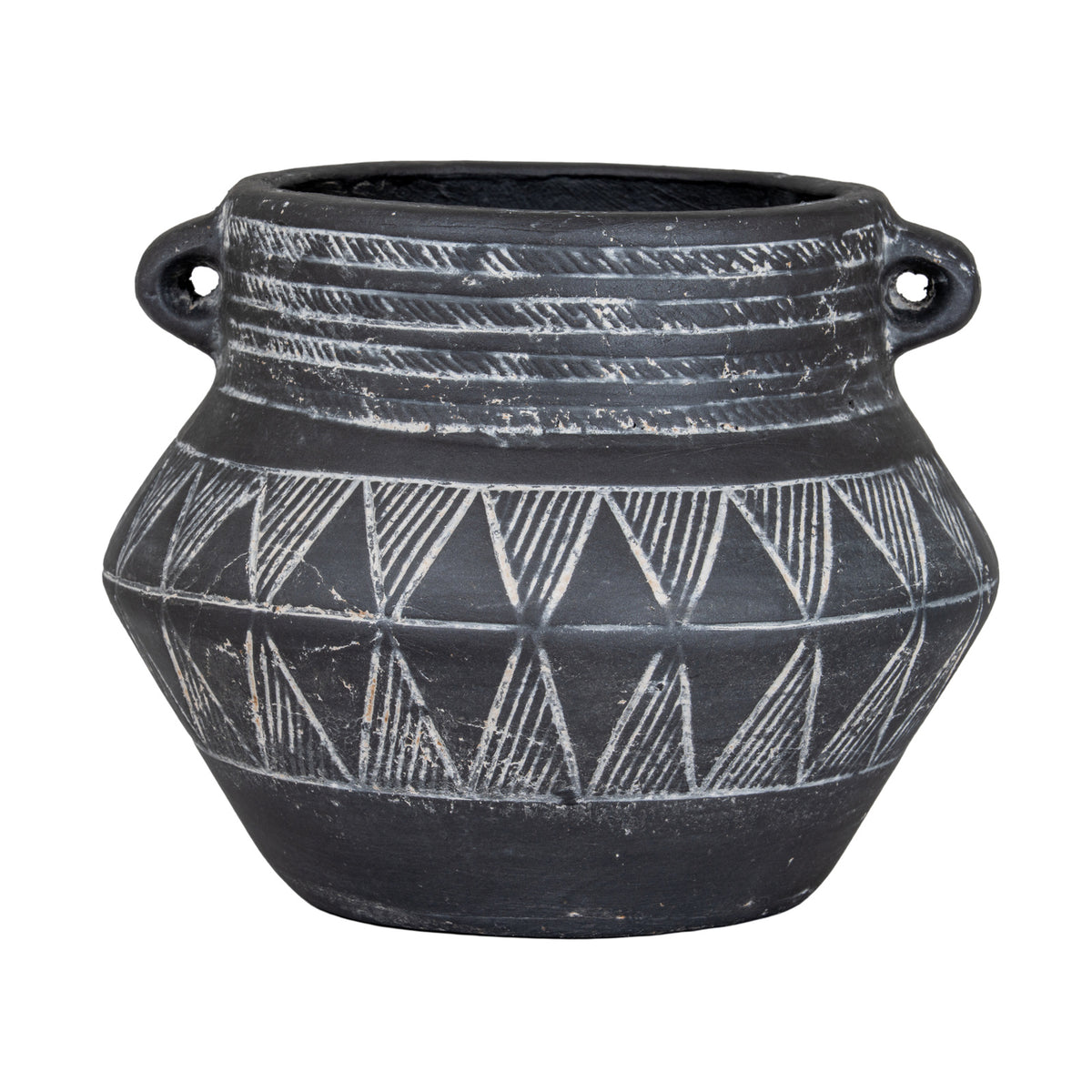 Etched Collection Pot With Handle – alternate view 3