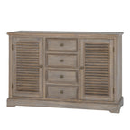 Delphine Collection 2 Door 4 Drawer Large Dresser Base – alternate view 3