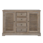 Delphine Collection 2 Door 4 Drawer Large Dresser Base – alternate view 4