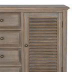 Delphine Collection 2 Door 4 Drawer Large Dresser Base – alternate view 5