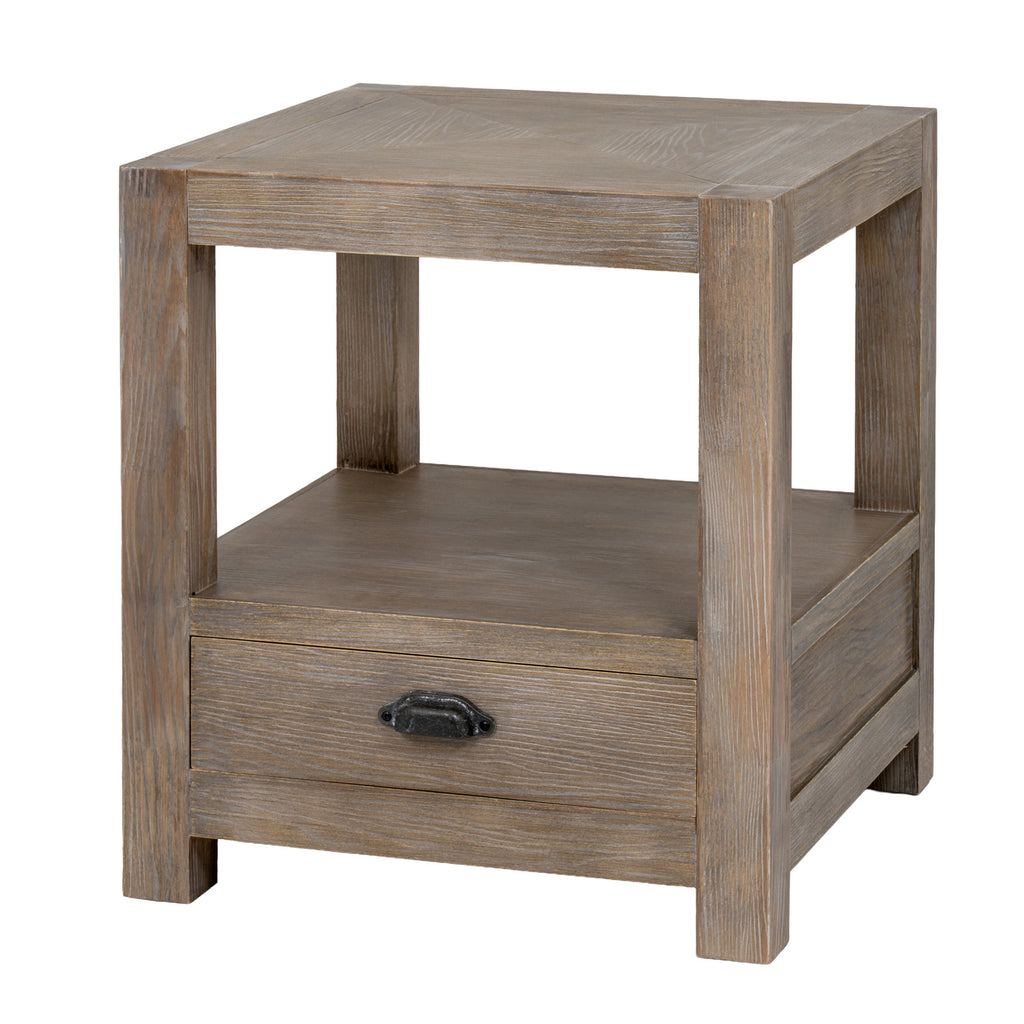 Haldon Collection 1 Drawer Side Table With Shelf – alternate view 3