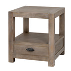 Haldon Collection 1 Drawer Side Table With Shelf – alternate view 3