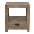 Haldon Collection 1 Drawer Side Table With Shelf – alternate view 4