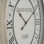Hotel Paris Large Grey Clock With Glass – alternate view 2