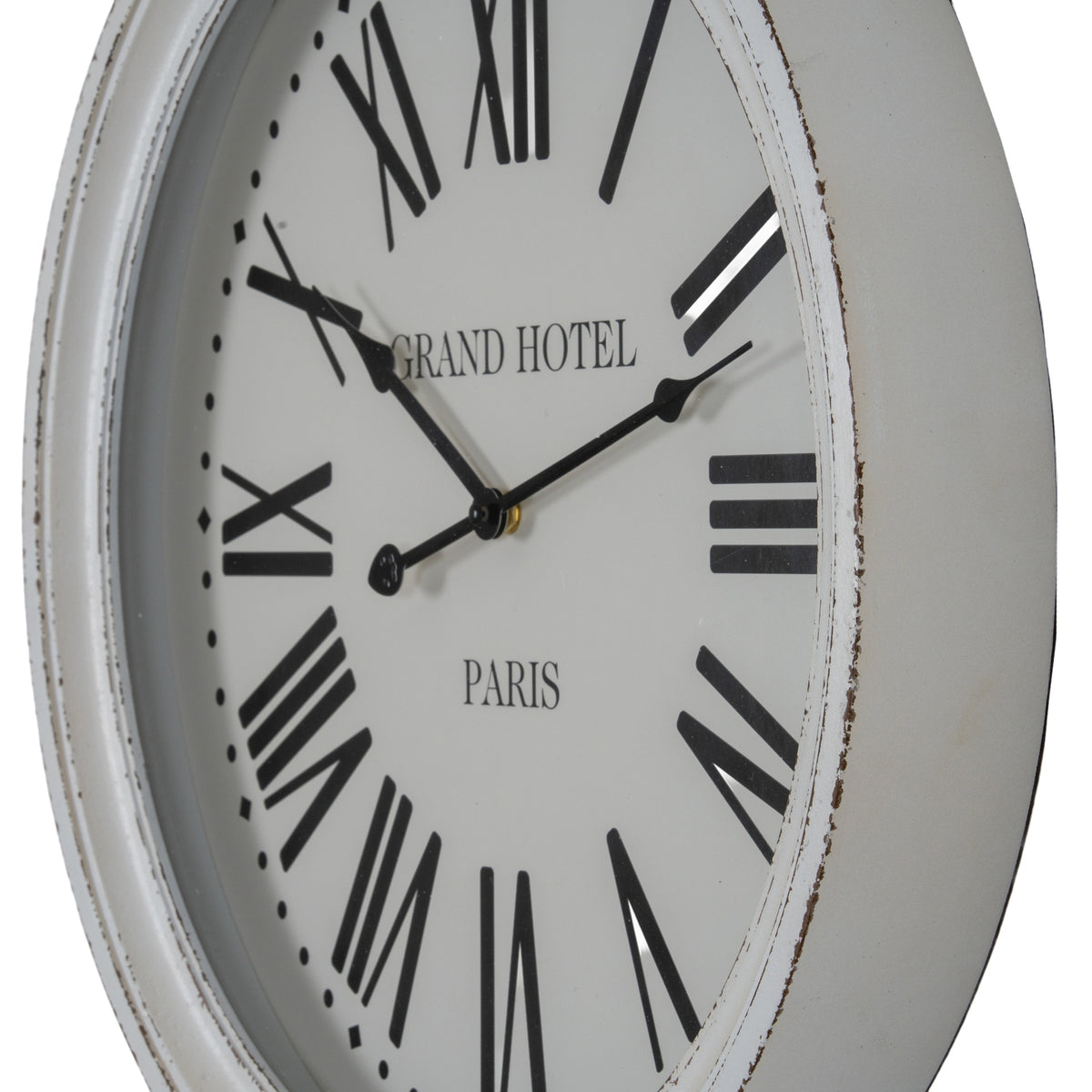 Hotel Paris White Clock With Glass – alternate view 2