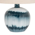 Ocean Shadows Squat Table Lamp With Linen Shade – alternate view 4
