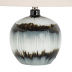 Midnight Shadows Squat Table Lamp With Linen Shade – alternate view 4