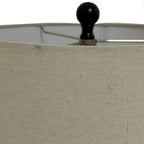 Sepia Shadows Squat Table Lamp With Linen Shade – alternate view 3
