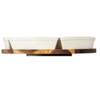Acacia Lazy Susan Including Ceramic Serving Bowls – alternate view 3