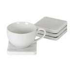Set of Four Square Marble Coasters – alternate view 2